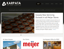 Tablet Screenshot of karpata.com
